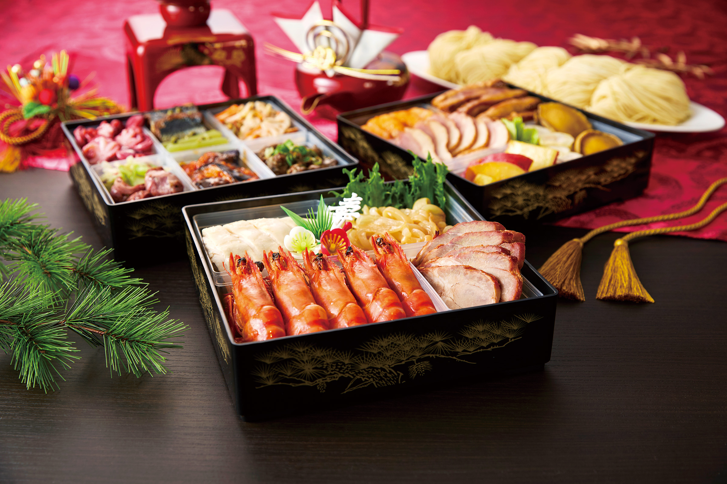 新春にふさわしい伝統の味を
お届けいたします ――  。